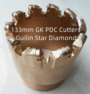 지표수 착정기를 위한 뒤레이블 PDC 코어 드릴 비트 133 밀리미터 지름